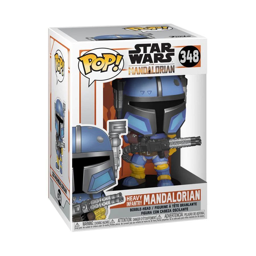 Star Wars - Heavy Infantry Mandalorian Metallic US Exclusive Pop! Vinyl #348