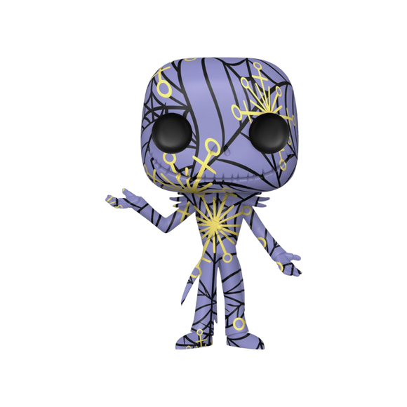 The Nightmare Before Christmas - Jack (Artist) Purple & Yellow Pop! Vinyl with Protector