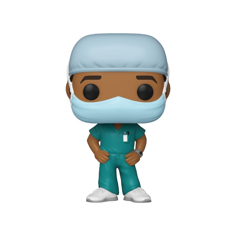 Pop! Heroes - Front Line Worker Male #2 Green Pop! Vinyl