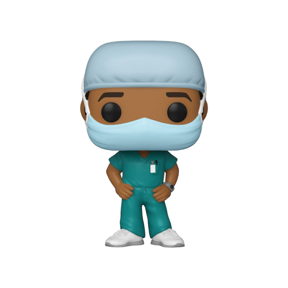 Pop! Heroes - Front Line Worker Male #2 Green Pop! Vinyl