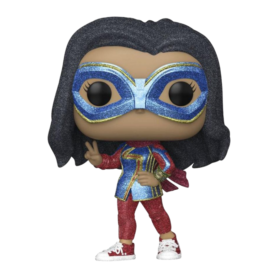 Ms Marvel (TV) - Ms Marvel Diamond Glitter US Exclusive Pop! Vinyl [RS] #1077