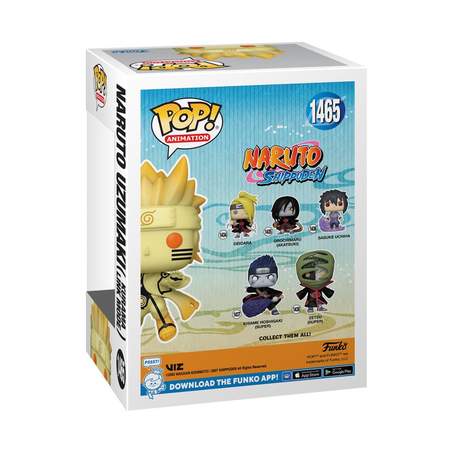 Naruto - Naruto Uzumaki (Kurama Link Mode) US Exclusive Pop! Vinyl [RS]