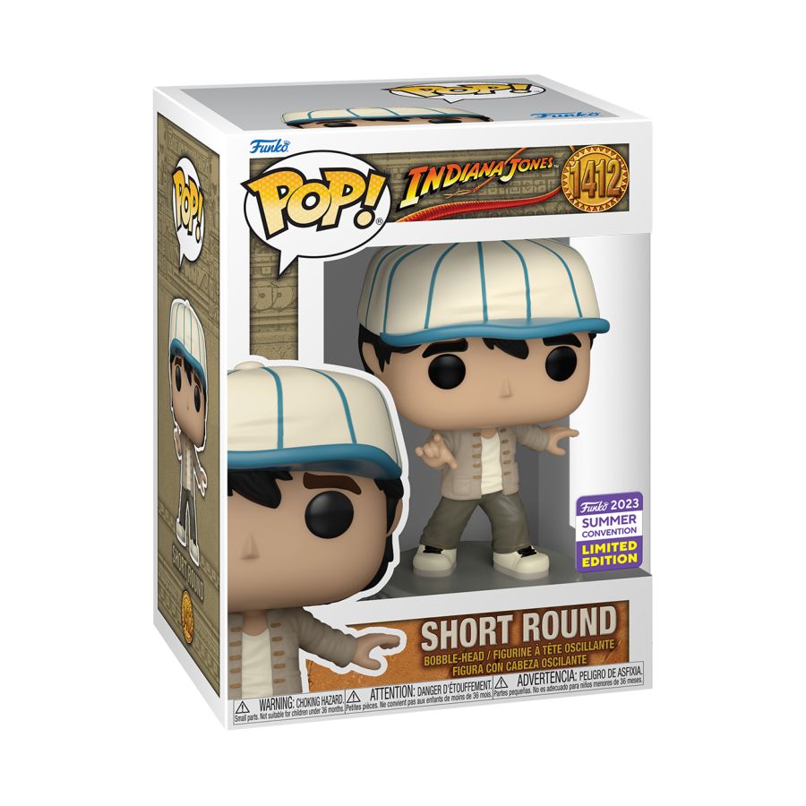Indiana Jones and the Temple of Doom - Short Round SDCC 2023 US Exclusive Pop! Vinyl [RS]