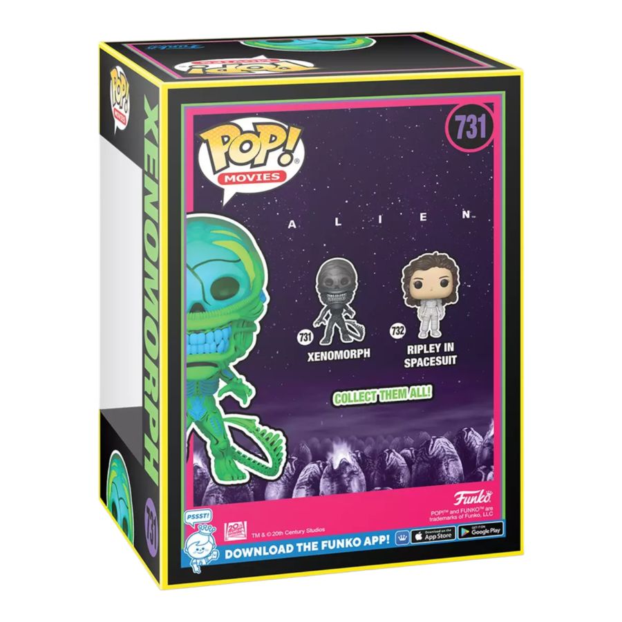 Alien - Xenomorph US Exclusive Blacklight Pop! Vinyl [RS]