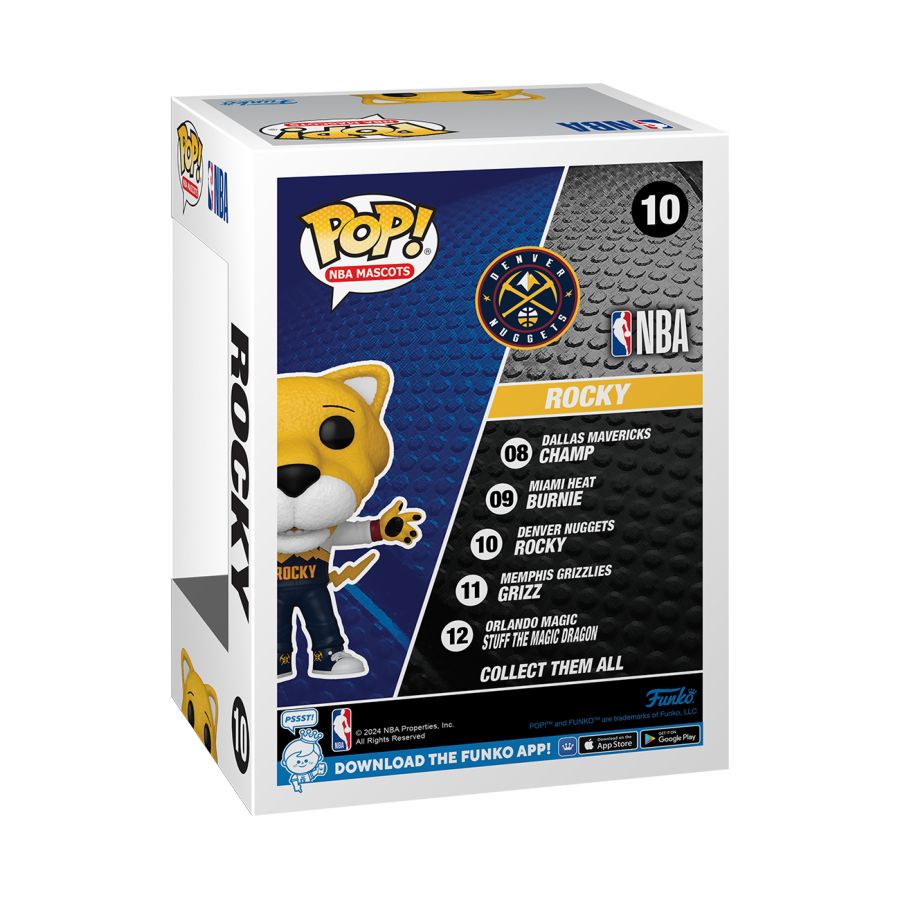 NBA: Mascots - Denver Nuggets Rocky Pop! Vinyl