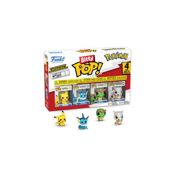 Pokemon - Pikachu Bitty Pop! 4-Pack