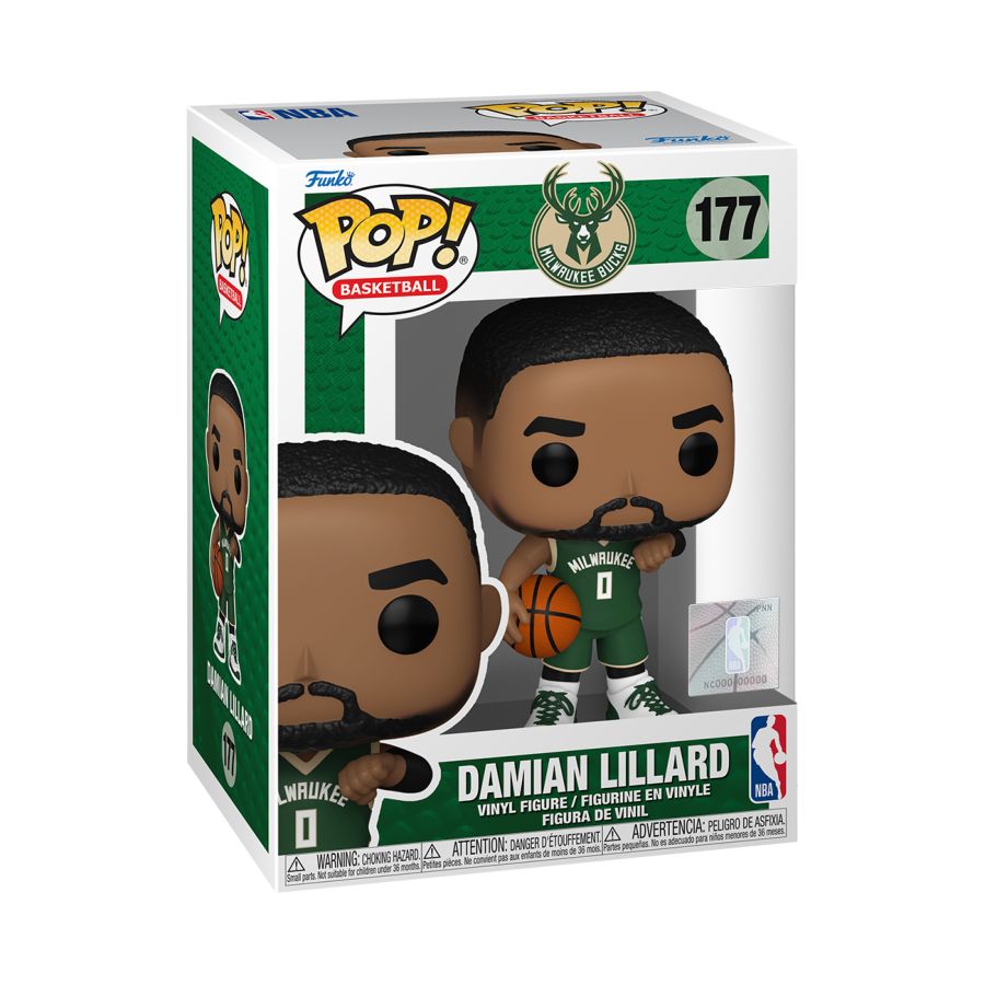 NBA: Bucks - Damian Lillard Pop! Vinyl