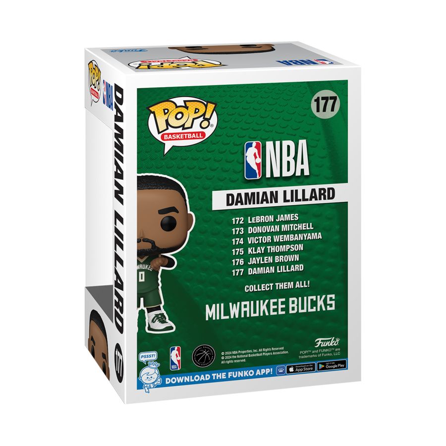 NBA: Bucks - Damian Lillard Pop! Vinyl