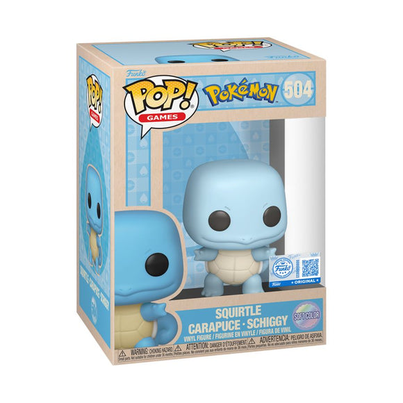 Pokemon - Squirtle (Pastel) US Exclusive Pop! Vinyl [RS] #504