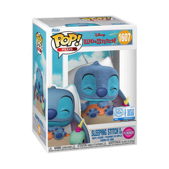 Lilo & Stitch - Sleeping Stitch in Box US Exclusive Flocked Pop! Plus [RS]