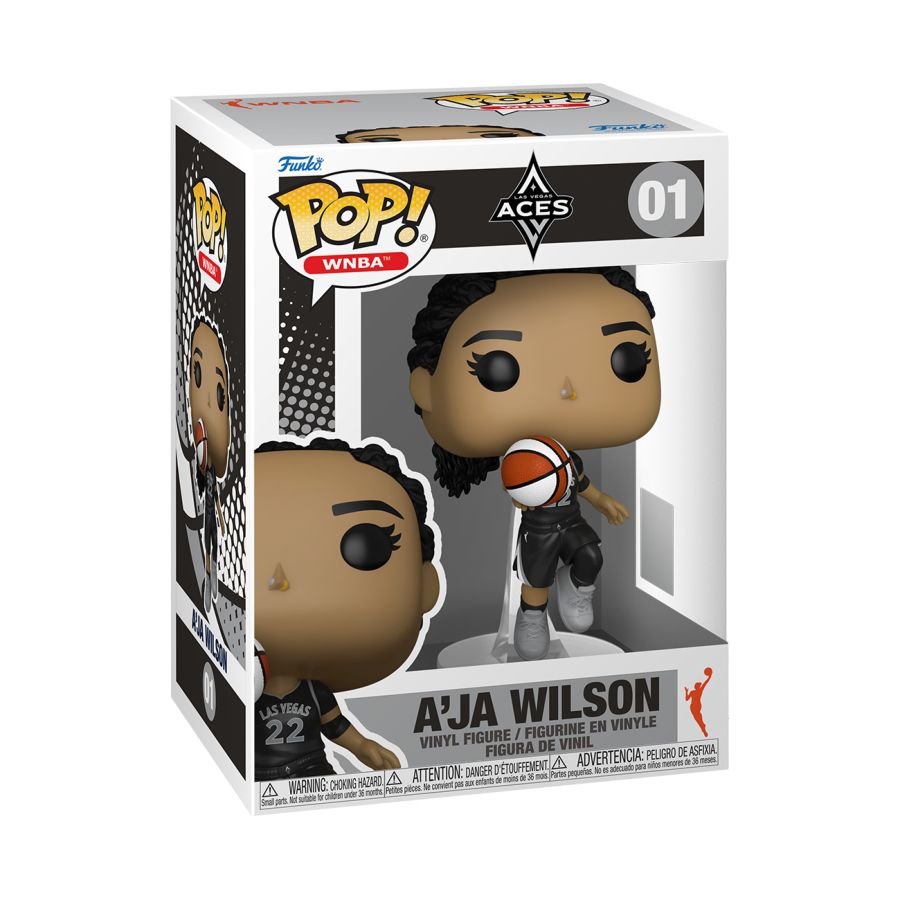 WNBA: Aces - A'ja Wilson Pop! Vinyl #01