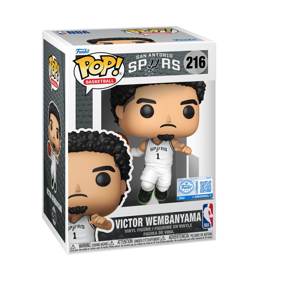 NBA: Spurs - Victor Wembanyama US Exclusive Pop! Vinyl [RS]