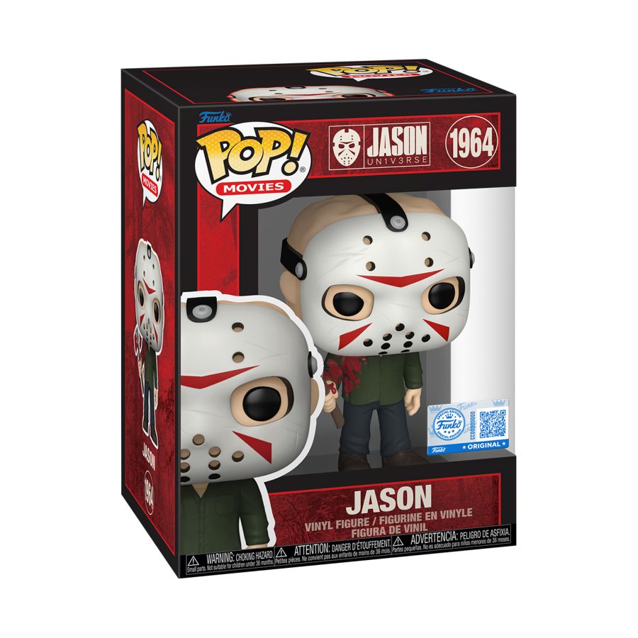 Friday the 13th - Jason with Axe Pop! Vinyl US Exclusive [RS]