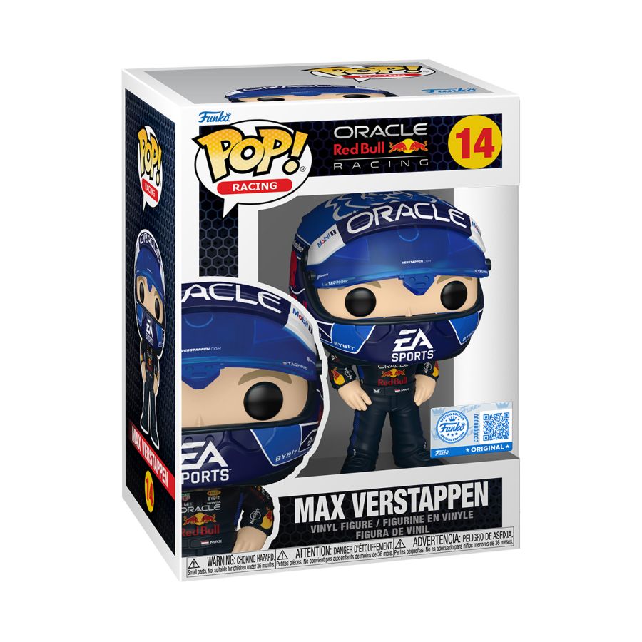 Formula 1 - Max Verstappen with USA Helmet US Exclusive Pop! Vinyl #14