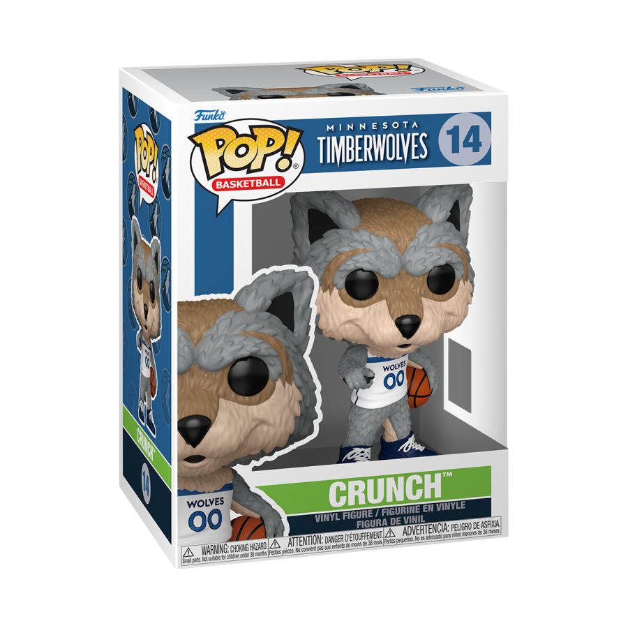 NBA: Mascots - Minnesota Crunch the Wolf Pop! Vinyl
