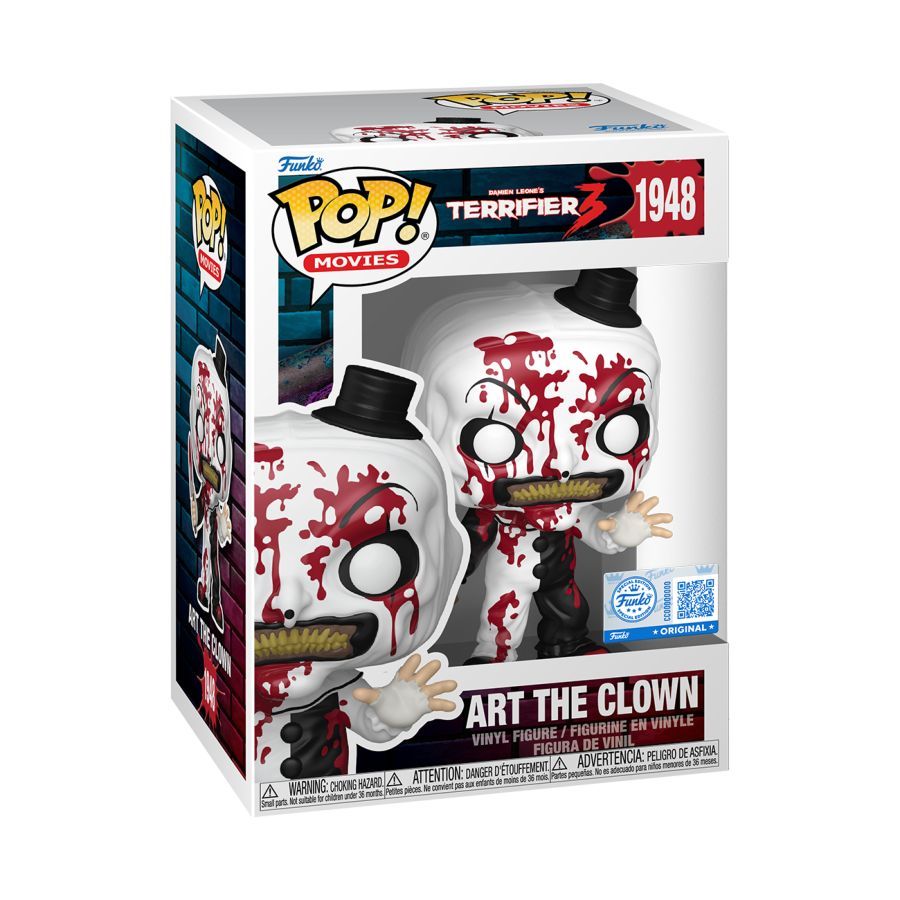 Terrifier – Art the Clown (Bloody) US Exclusive Pop! Vinyl [RS]
