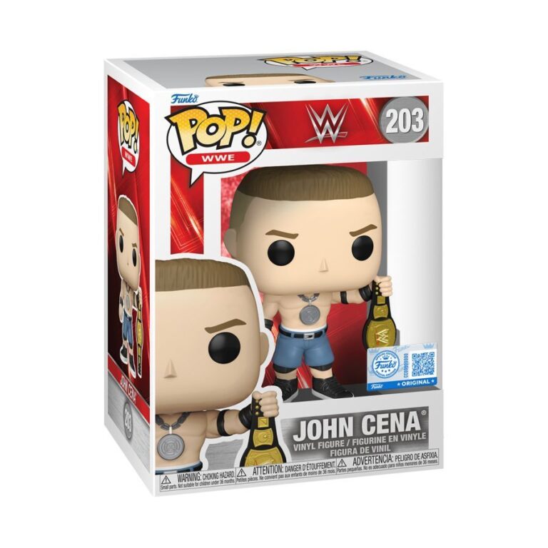 WWE – John Cena with Spinner Belt US Exclusive Pop! Vinyl RS