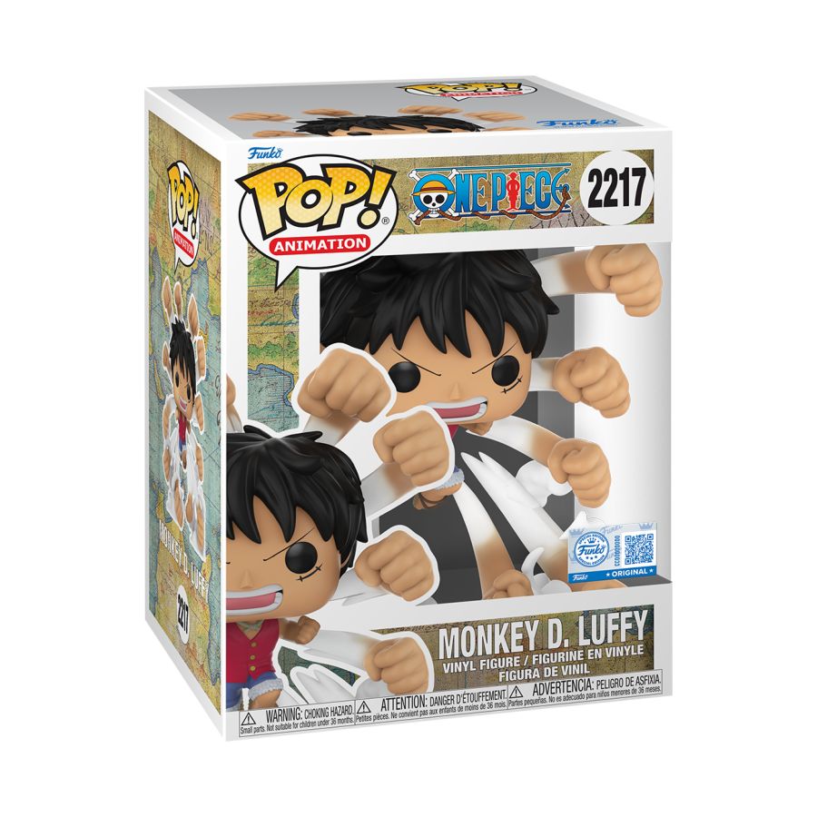 One Piece - Luffy (Gum-Gum Gatling) US Exclusive Pop! Premium [RS]