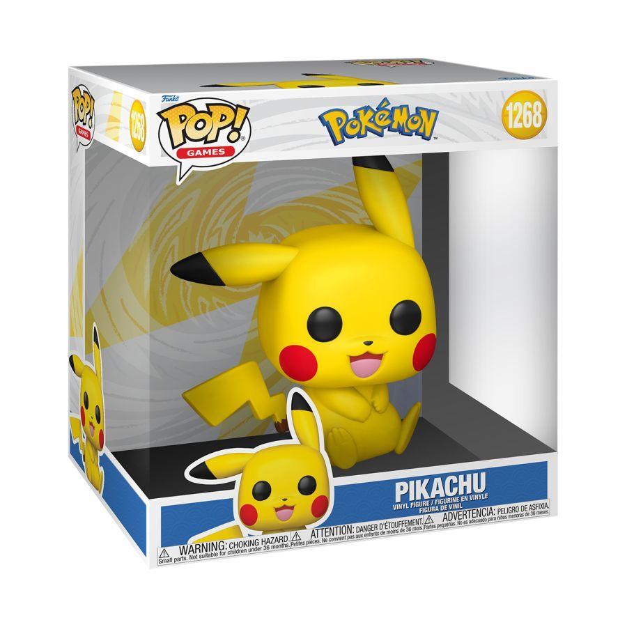 Pokemon – Pikachu (Sitting) 10″ Pop! Vinyl
