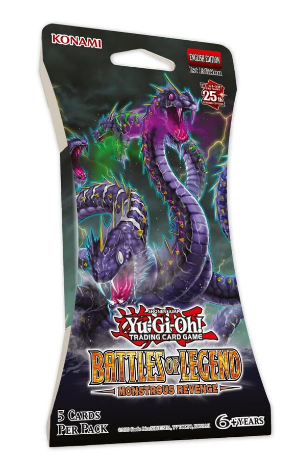 YU-GI-OH! TCG Battles of Legends: Monstrous Revenge 5 x card Blister