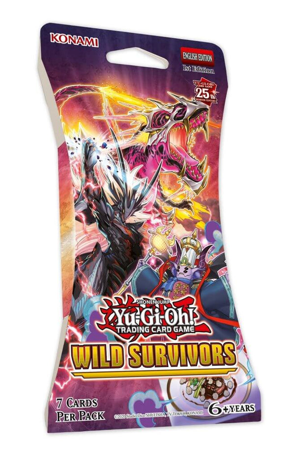 YU-GI-OH! TCG Wild Survivors - 7 x card x card Blister