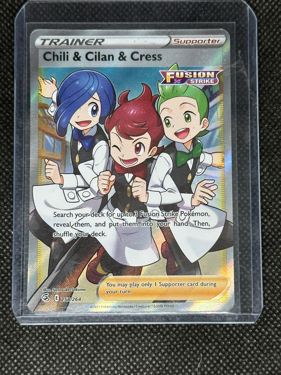 Chili & Cilan & Cress - 258/264 - Full Art Ultra Rare