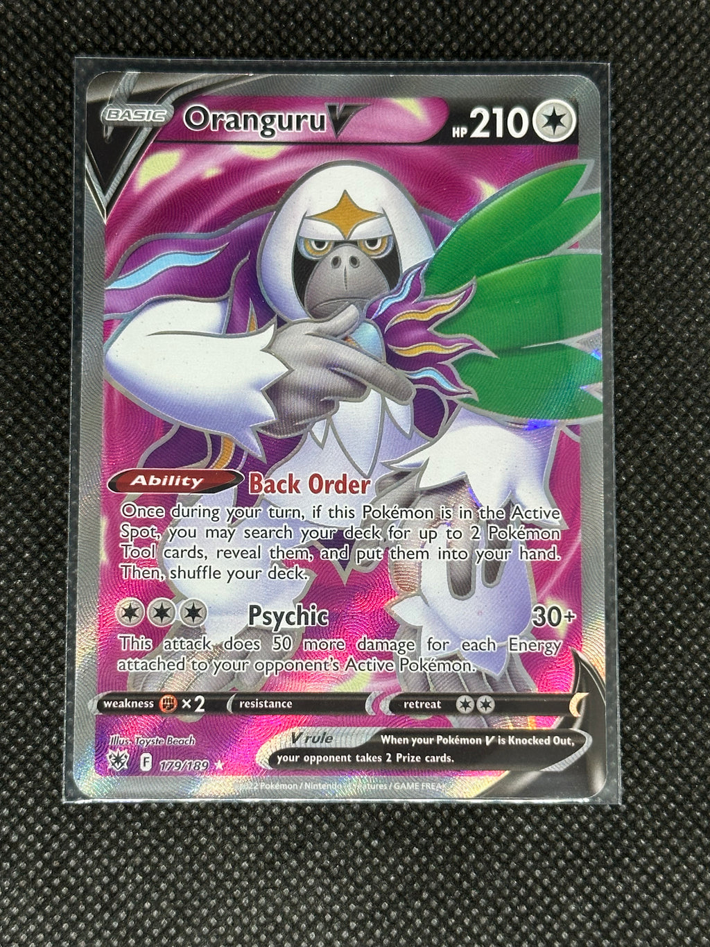 Oranguru V - 179/189 - Full Art Ultra Rare