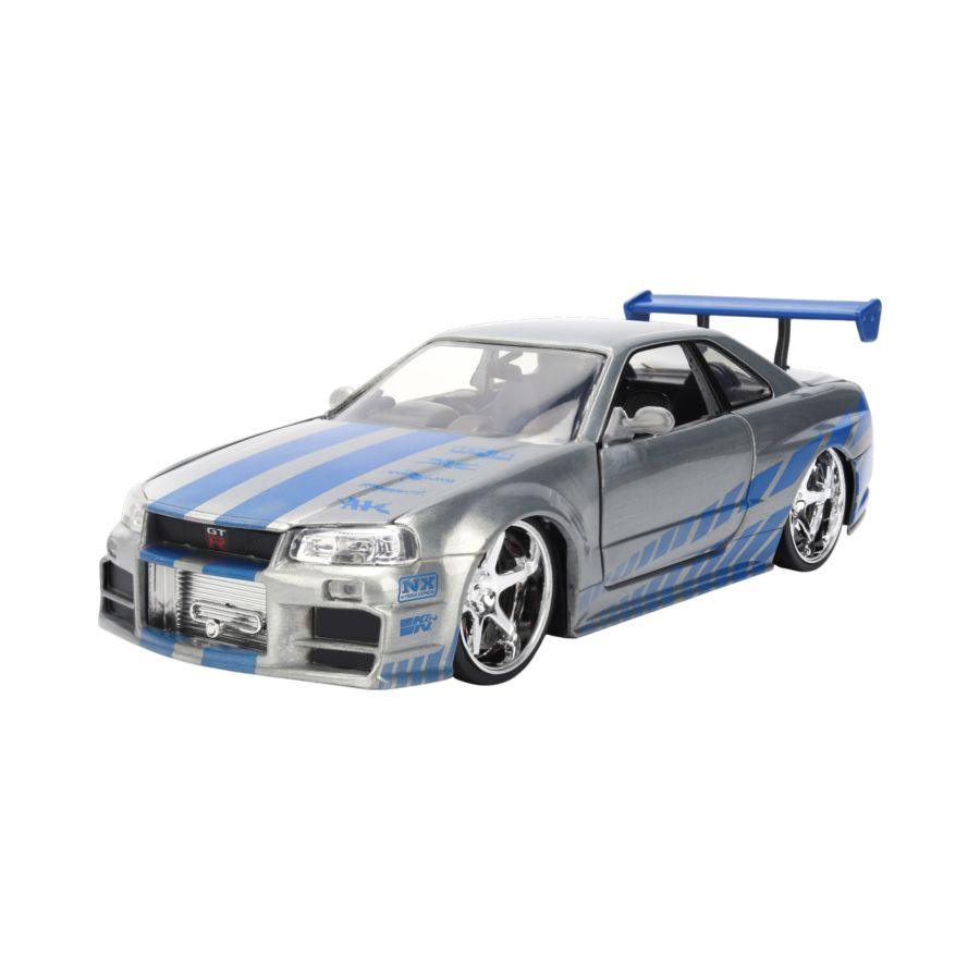 Fast & Furious – Brian’s 2002 Nissan Skyline GT-R (BNR34) 1:24 Scale Diecast Vehicle