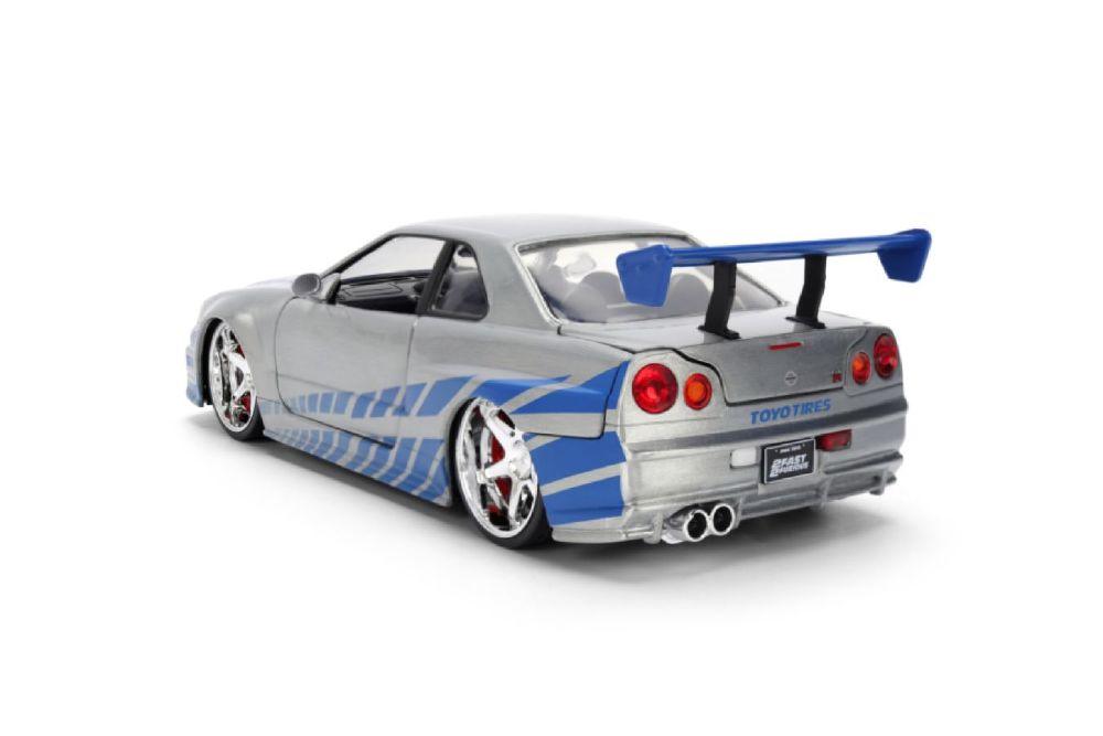 Fast & Furious – Brian’s 2002 Nissan Skyline GT-R (BNR34) 1:24 Scale Diecast Vehicle