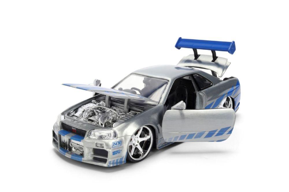 Fast & Furious – Brian’s 2002 Nissan Skyline GT-R (BNR34) 1:24 Scale Diecast Vehicle