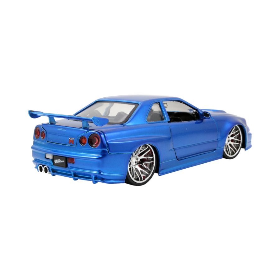 Fast and Furious - '02 Nissan Skyline GT-R R34 1:24 Scale Hollywood Ride