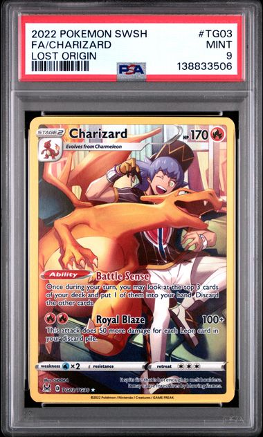 Charizard - Trainer Gallery - TG03/TG30 PSA 9