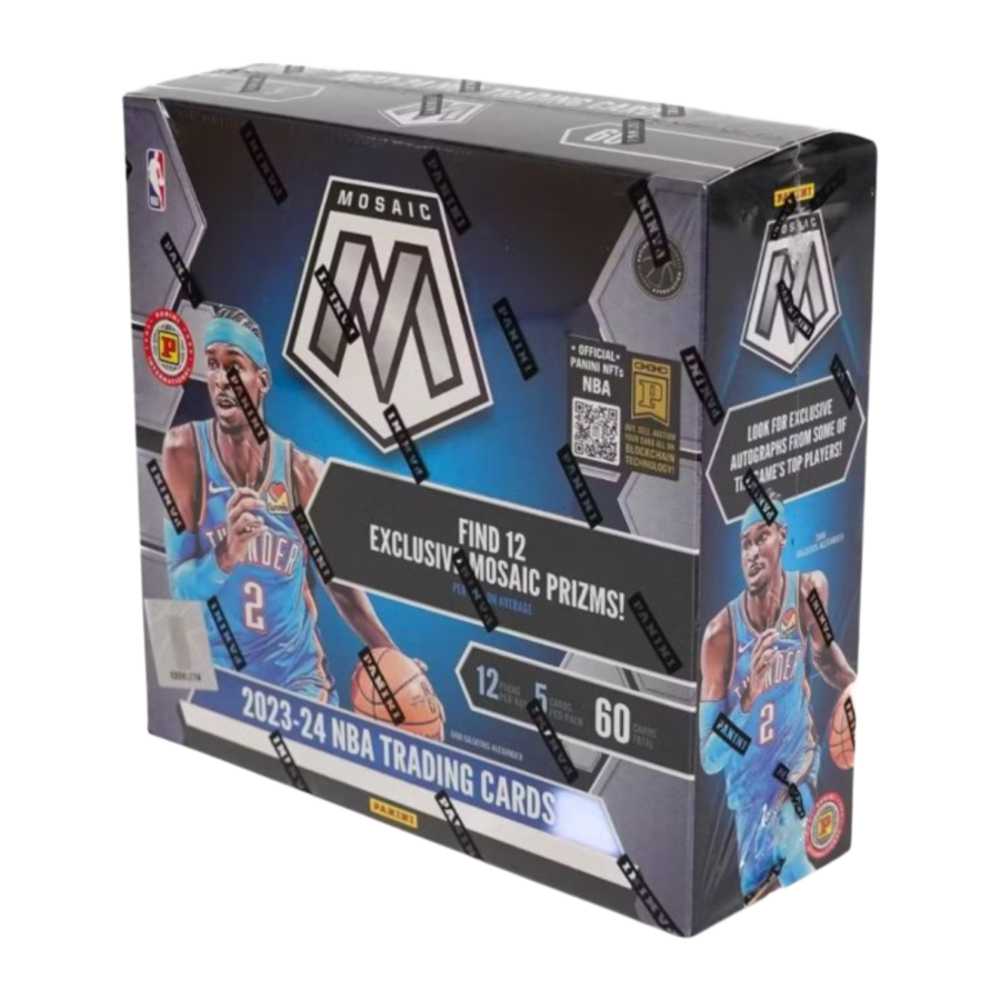 NBA - 2023/24 Mosaic International Basketball Cards (Display of 12)