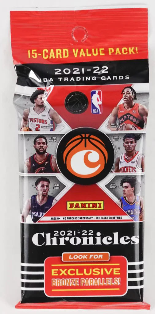 PANINI 2021-2022 Chronicles Basketball Fat Pack
