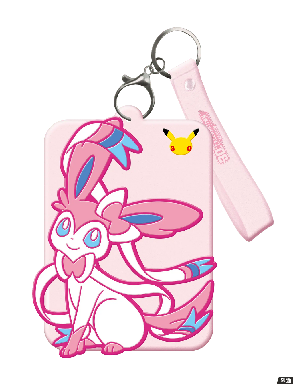 Pokemon Sylveon ex 30th Anniversary Celebration Card Display Keychain Set