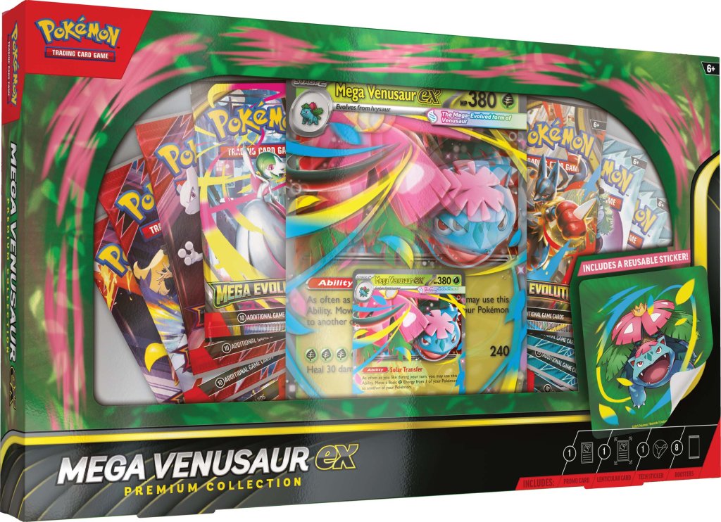 M/O Preorder -  Pokémon TCG: Mega Venusaur ex Premium Collection Limit 1