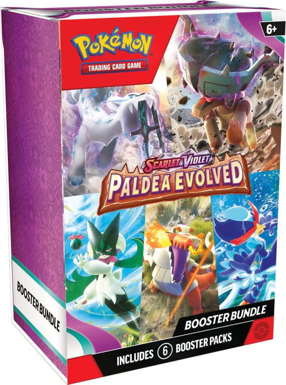 POKÉMON TCG Scarlet & Violet 2 Paldea Evolved - Booster Bundle