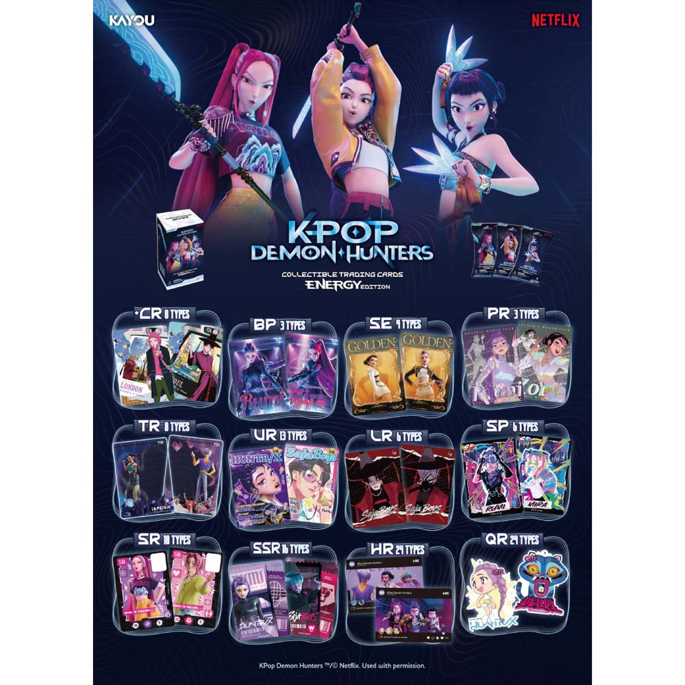 Kayou K-POP Demon Hunters Collectible Trading Card Blister - Energy Edition