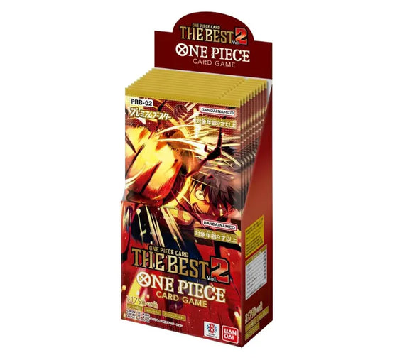 One Piece Card Game Premium Booster: The Best Vol.2 Box with 10 Packs