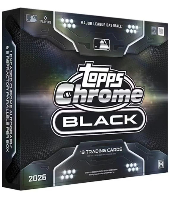 2026 Topps Chrome Black Baseball Hobby Box
