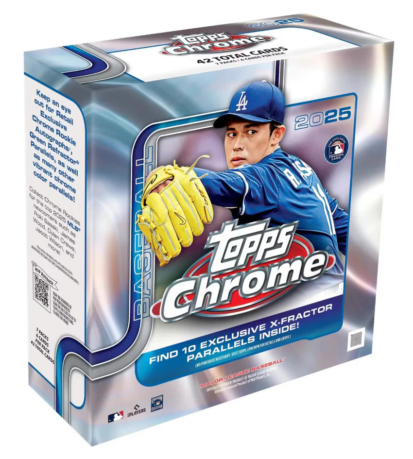 2025 Topps Chrome Baseball Mega Box