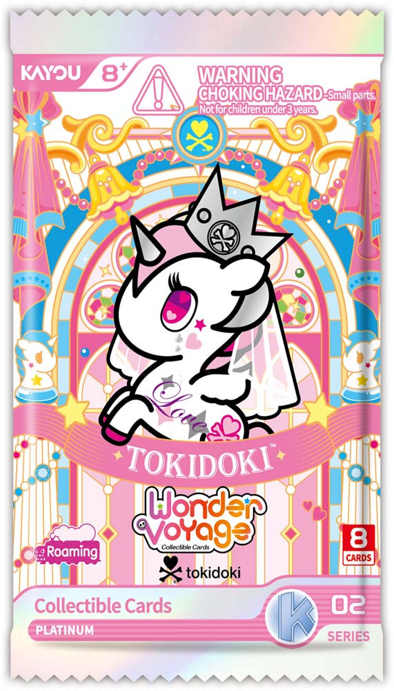 Kayou Tokidoki Wonder Voyage Collectible Trading Cards Roaming Edition Foil Pack Series 2