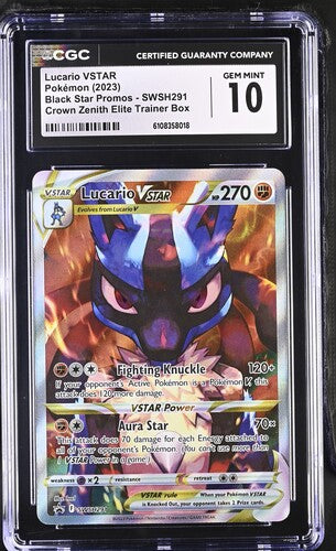 Lucario VSTAR SWSH291 Promo CGC 10