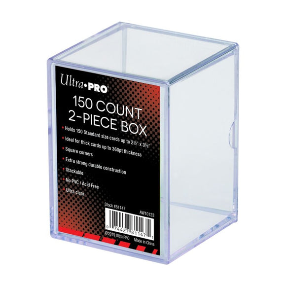 Ultra Pro - 2 Piece Plastic Box 150 Count