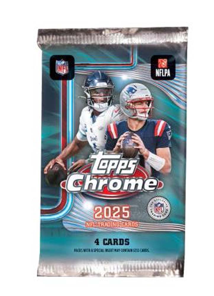 Topps 2025 Chrome NFL Football Value Box