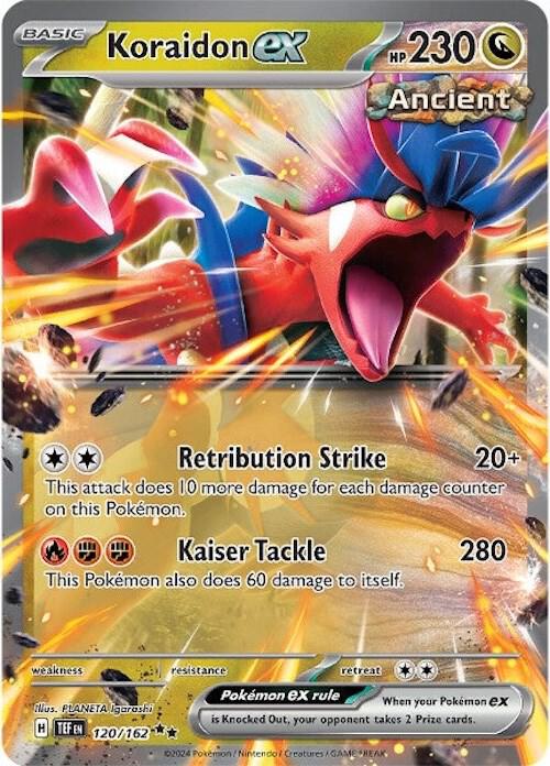 Koraidon ex 120/162 (SV05: Temporal Forces)  - Holofoil