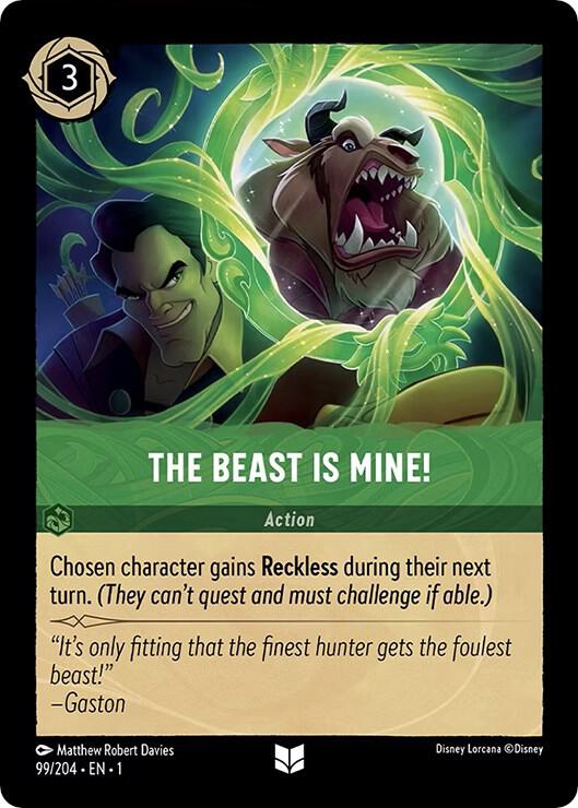 The Beast is Mine! 99/204 (The First Chapter)  - Cold Foil