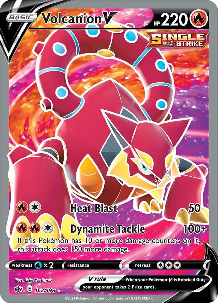 Volcanion V 162/198 (SWSH06: Chilling Reign)  - Holofoil