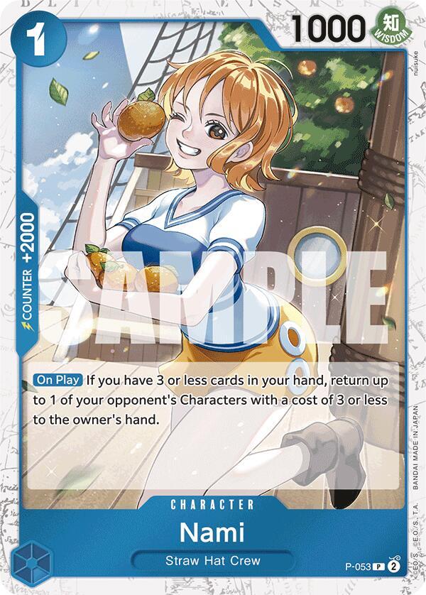 Nami P-053 (Premium Booster -The Best-)  - Jolly Roger Foil