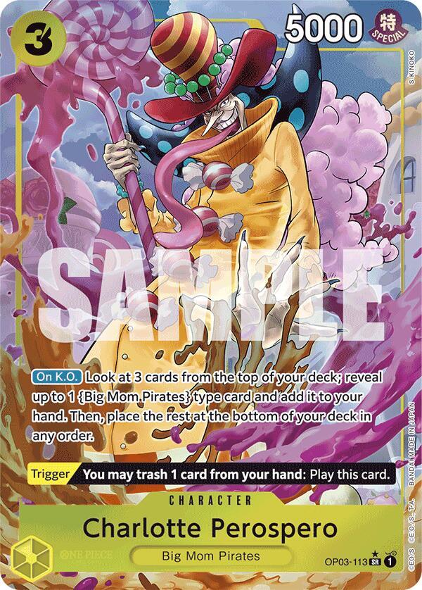 Charlotte Perospero OP03-113 (Premium Booster -The Best-)  - Alternate Art Foil